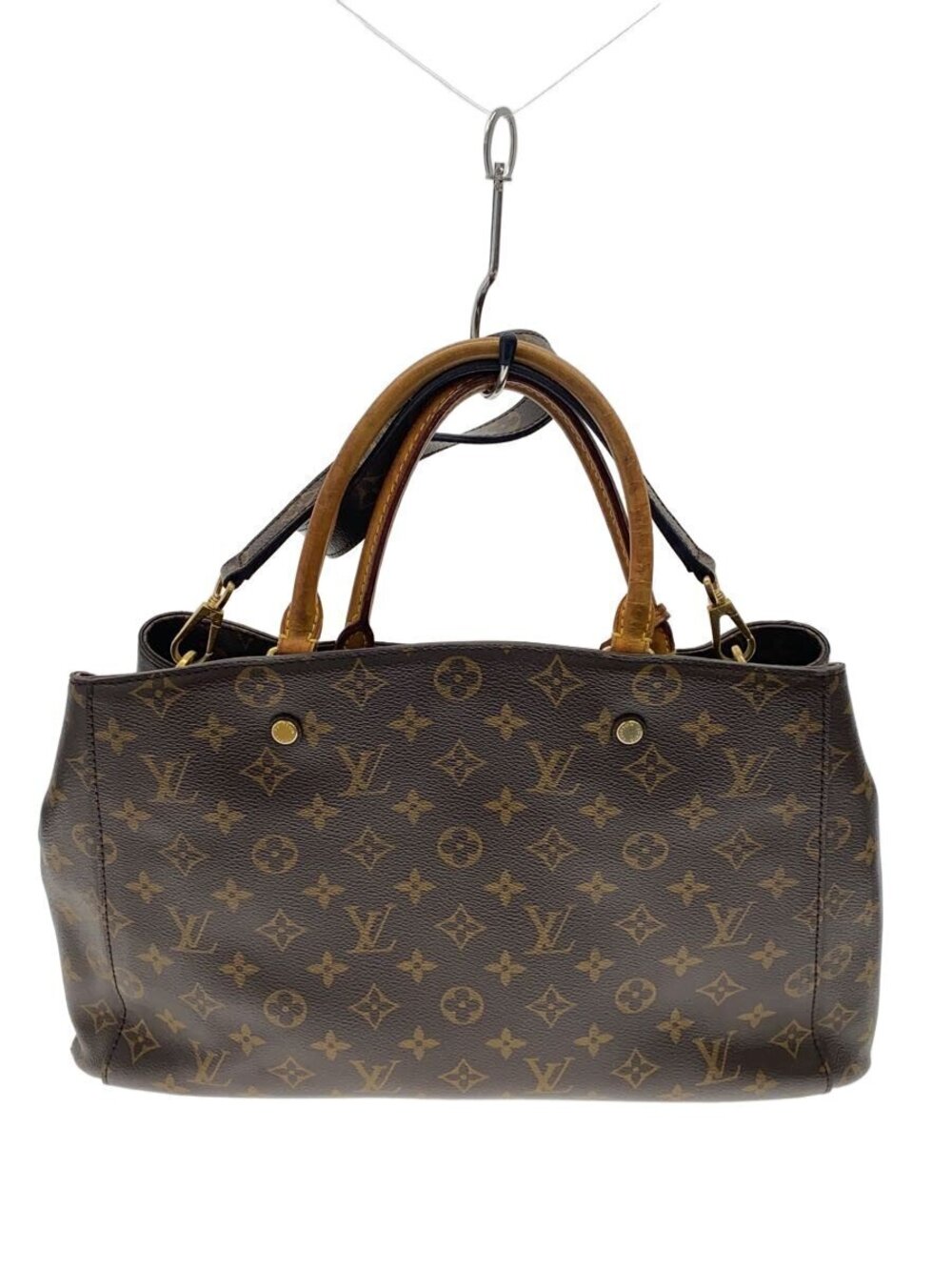 LOUIS VUITTON Montaigne Monogram Empreinte Leather Brown